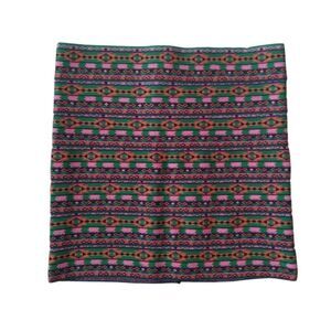 Pleasure Doing Business Colorful Mini Length Bandage Style Skirt Women's Large